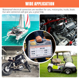 Dakewang 87-set weather pack system supports broad vehicle compatibility.