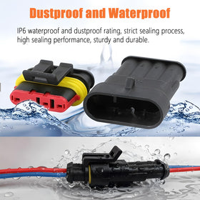 Dakewang waterproof connectors kit shipped with a sturdy storage toolbox.