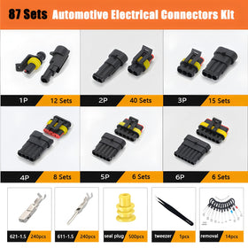 Dakewang toolkit open shows crimping tools for quick, secure electrical installations.