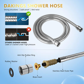 DAKINGS anti-clog nozzles maintain steady spray and reduce maintenance