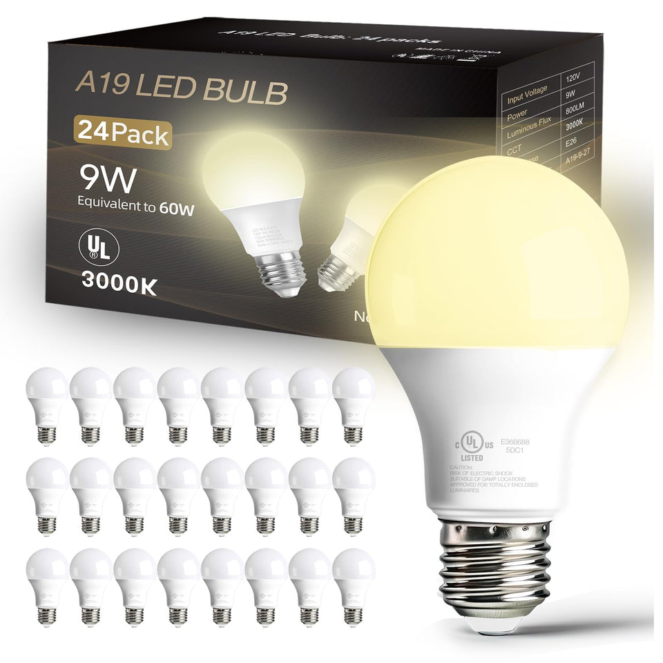 Dalattin 24-pack LED bulbs ready for easy installation and energy savings.