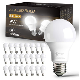 Dalattin 24-pack LED bulbs deliver daylight 5000K brightness for vibrant spaces and energy savings.