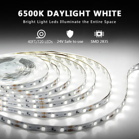 Dalattin 720 LEDs strip with 2835 chips for bright daylight ambiance.