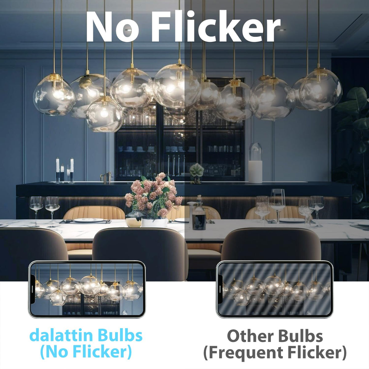 Dalattin A19 LED bulb for bar lighting with daylight glow