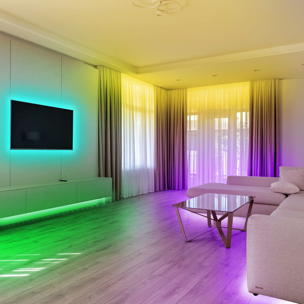 Dalattin cuttable and linkable LED strips for custom lengths.
