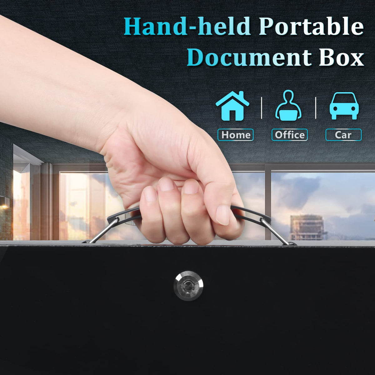 Dalmbox large capacity ideal for documents and small electronics