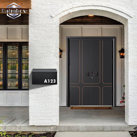 Dalmbox mounted-on-wall example for townhouse or outdoor use.