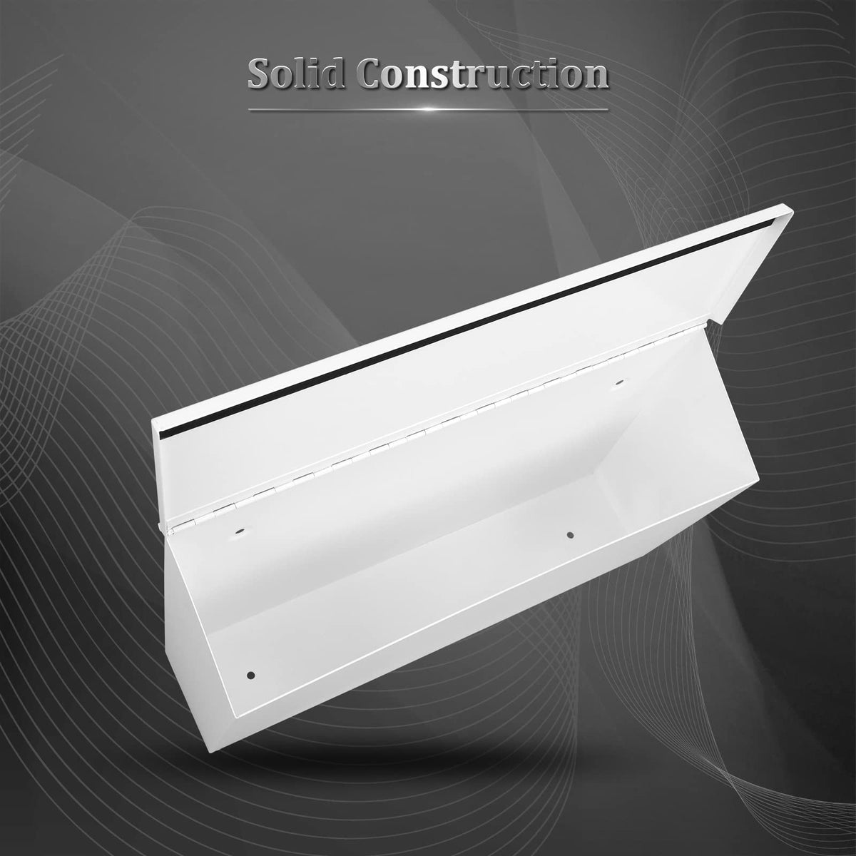 Dalmbox mounted on wall demonstrating easy installation.