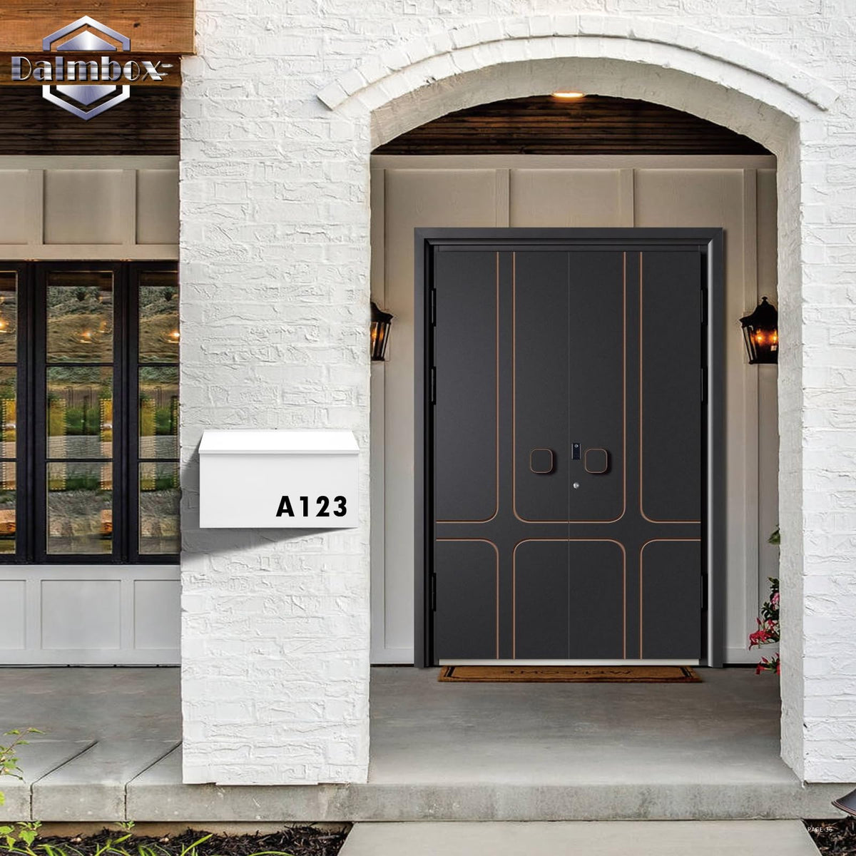 Dalmbox paintable surface allows customization to match home style.