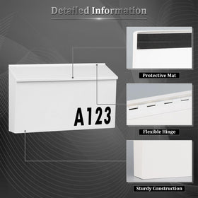 Dalmbox weather-resistant galvanized steel built for outdoor conditions.