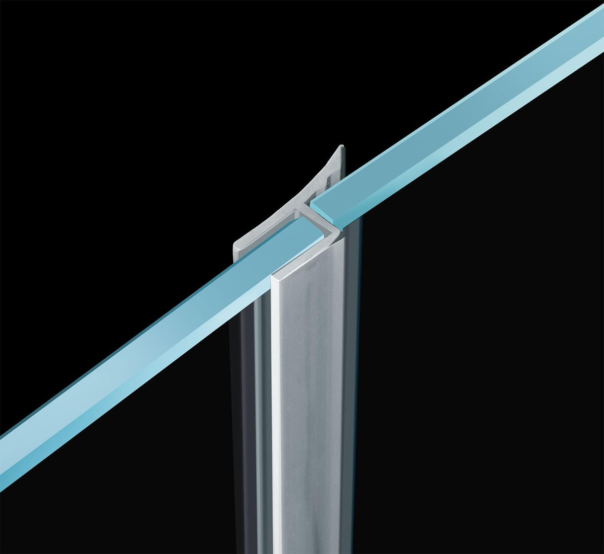 Dalrun frameless shower door sweep on 100-inch strip seals gaps and spray.
