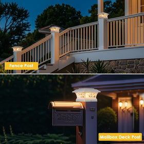 DAMAYCA lantern-inspired black finish adds timeless curb appeal