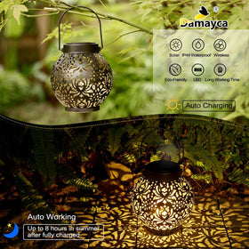 DAMAYCA black LED lantern delivers durable, efficient illumination
