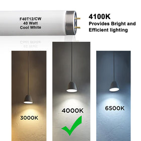 Dameiol cool white 4100K tone ideal for workshops and garages.