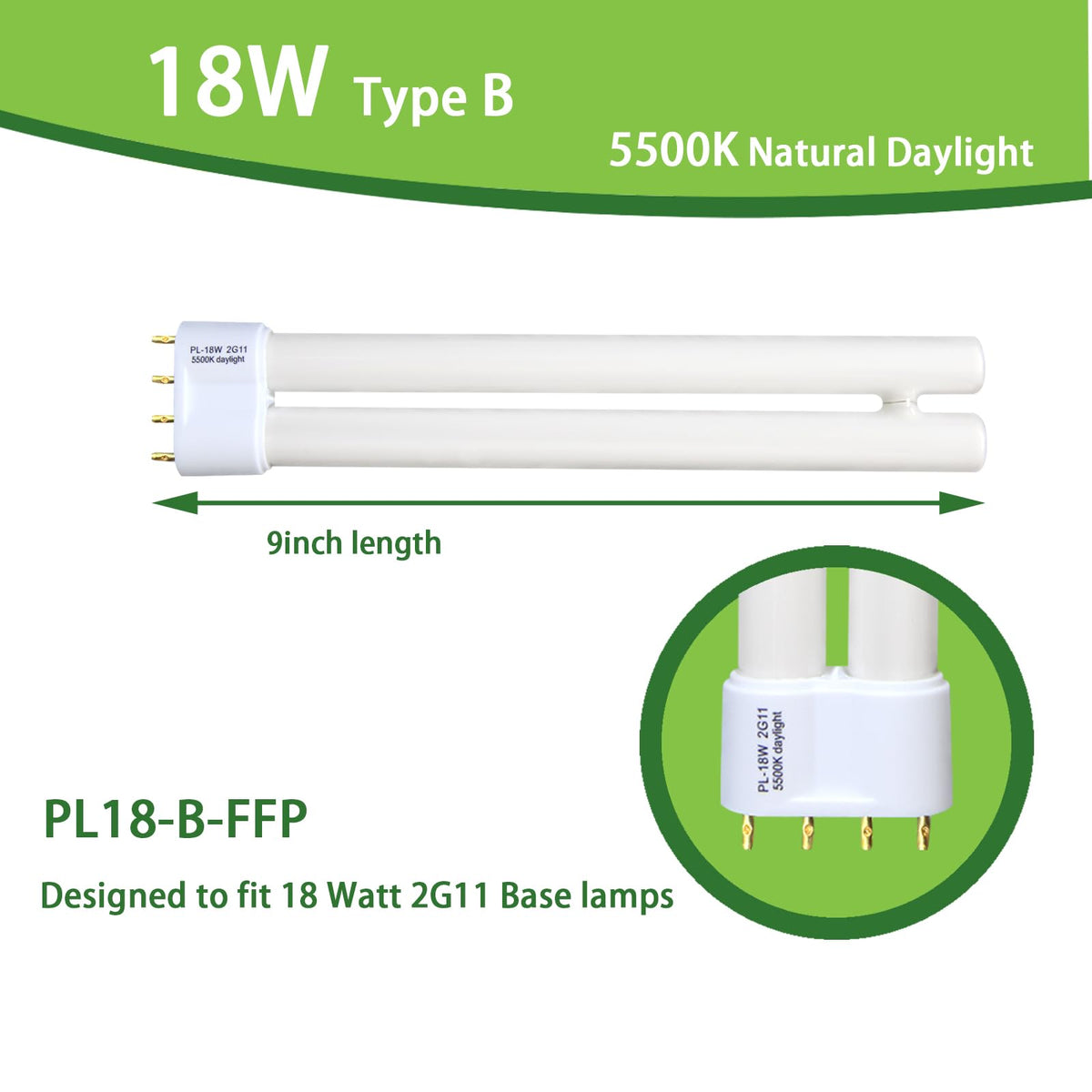 Dameiol PL18-B-FFP fits listed OttLite models for compatibility