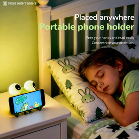DAMELYN Frog Night Light cartoon frog design adds friendly ambiance to kid rooms.
