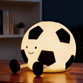 DAMELYN Soccer night light for kids with soft silicone finish for safe playtime