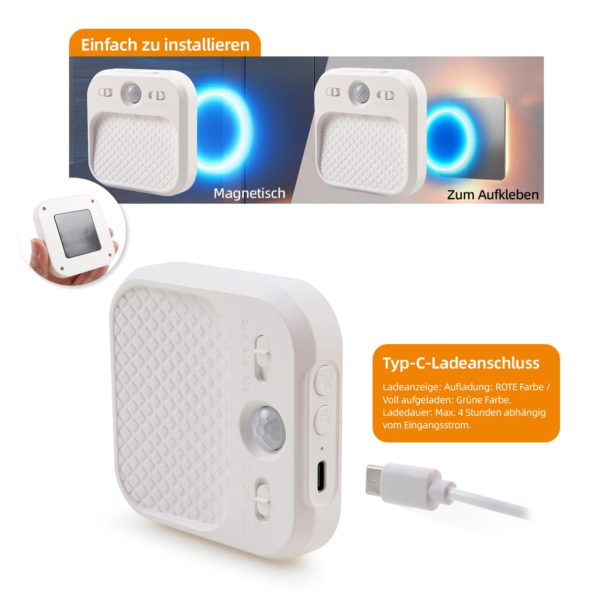 DAMI auto-off timer helps conserve battery.