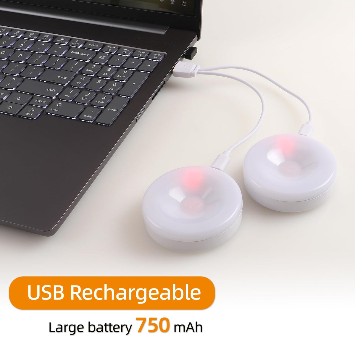 DAMI magnetic puck light mount attaches without tools for flexible placement.