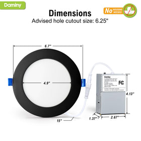 DAMINY easy retrofit canless design enables quick upgrades.