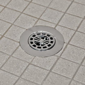 Danco 10529P chrome drain cover clearly fits standard 3-inch shower drains.