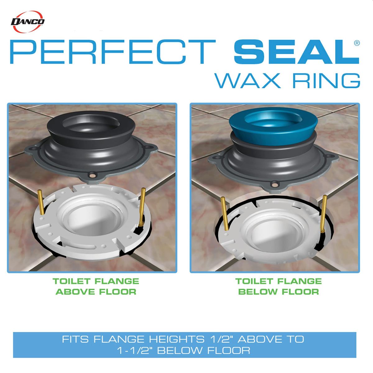DANCO Zero Cut bolts demonstrate easy height adjustment during mounting