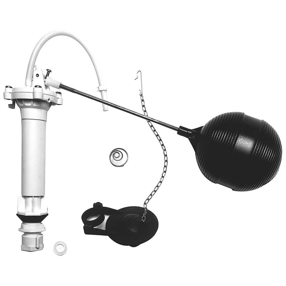 Danco complete toilet repair kit contents for DIY leak repair.