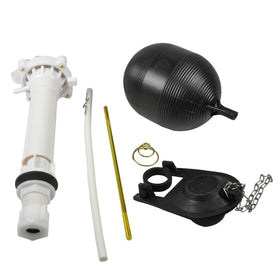 Danco toilet ball float 5.5 inches supports consistent refill levels.
