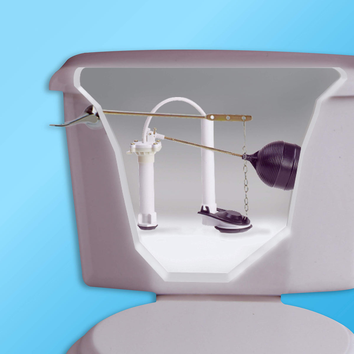 Danco toilet fill valve 8.5 inches ensures a proper tank fill.