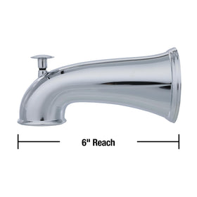 Includes adapters and tape for a quick, DIY tub spout installation.