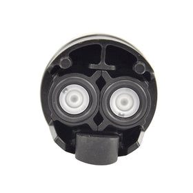 Danco VersiTech cartridge with durable plastic construction visual for hot and cold water.
