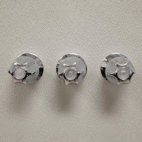 Danco chrome finish handles detailed for smooth operation.