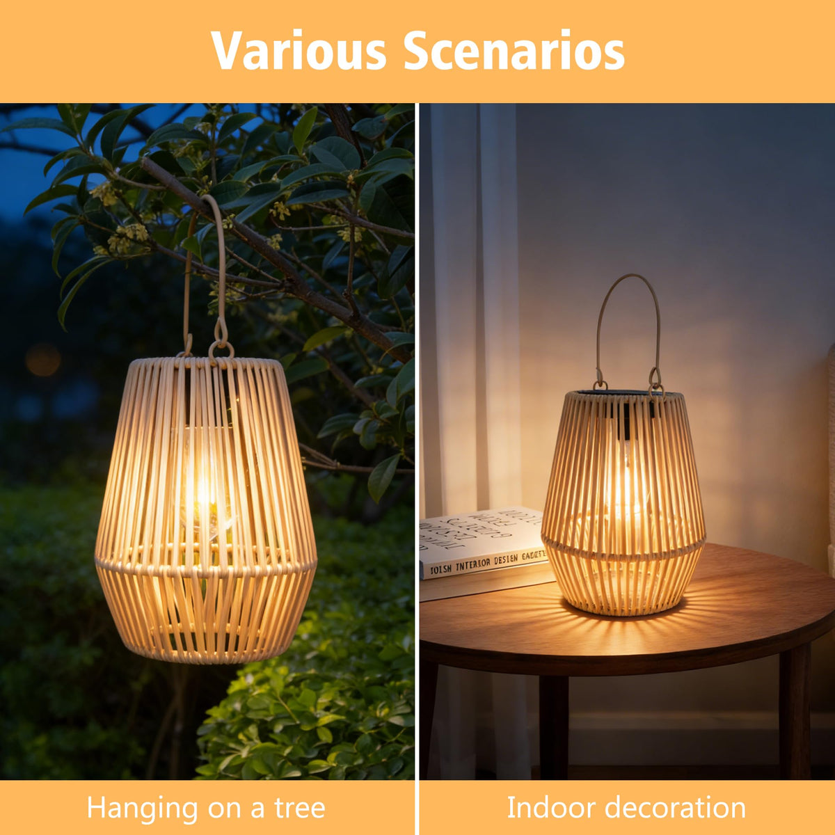 Danhh solar lantern gift-for-moms offers tasteful, low-maintenance décor.