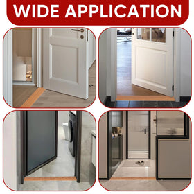 Danlaila doorway transition strip installation for smooth thresholds.