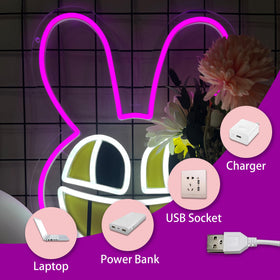 DAOXUZO Neon sign brightness is dimmable for mood lighting.