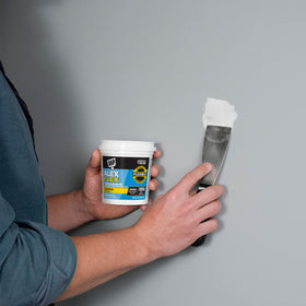 DAP Alex Flex spackling sanding creates sandable surface for seamless finishing