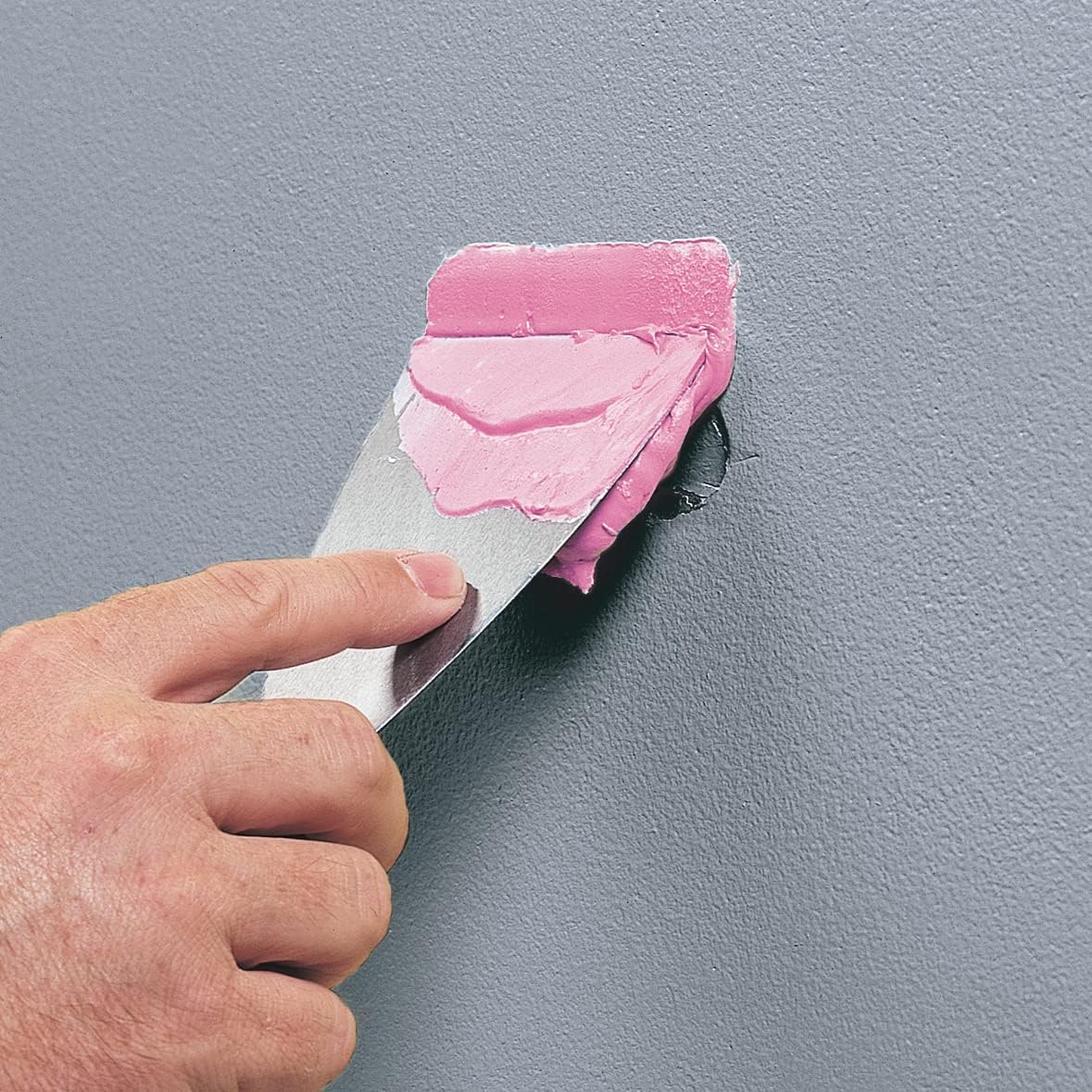 DAP DryDex adheres to wood, plastic, drywall, gypsum, and brick.