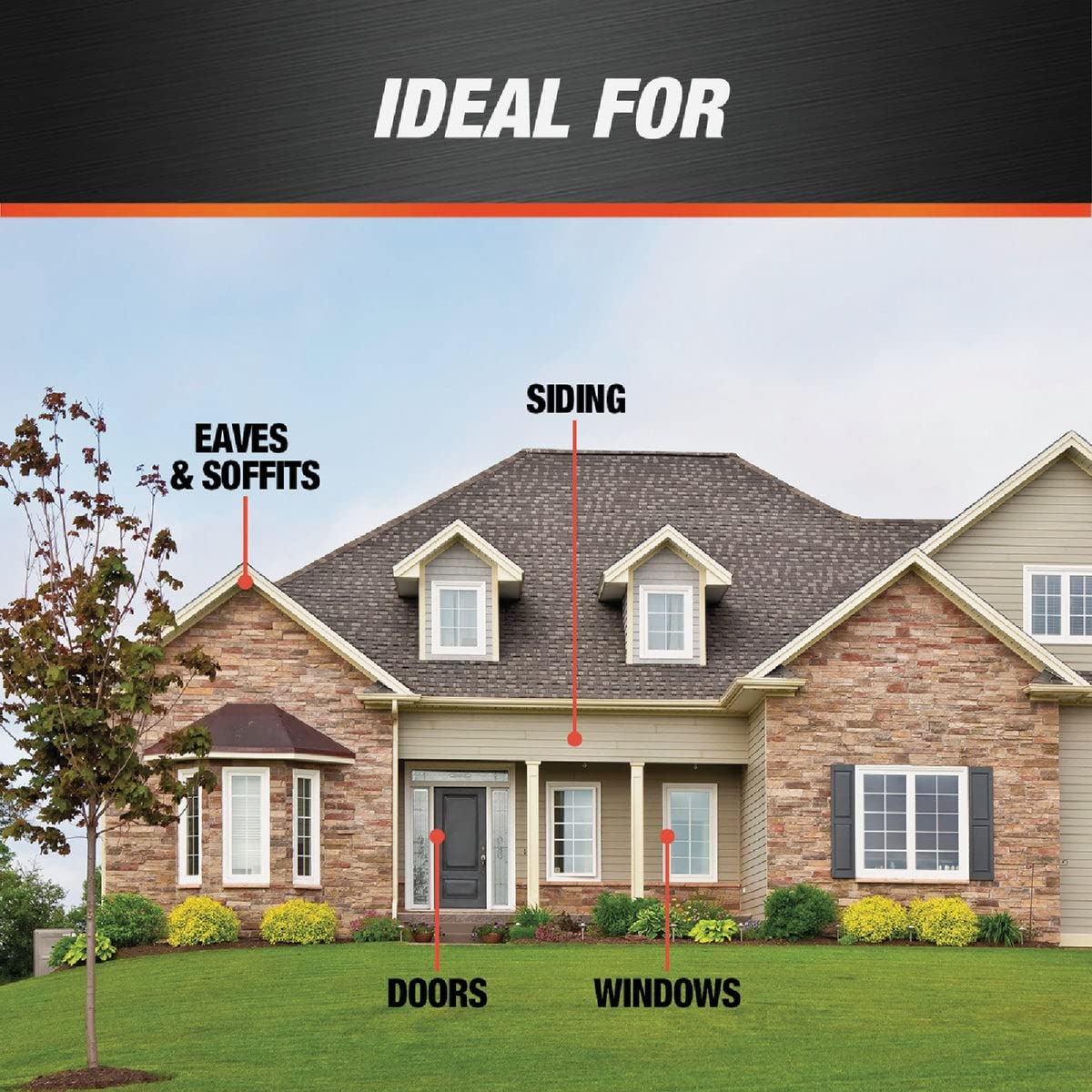 12-pack of DAP Dynaflex 230 sealant for multiple home projects.