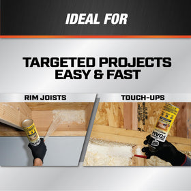 DAP insulation improves thermal performance by reducing air leakage.