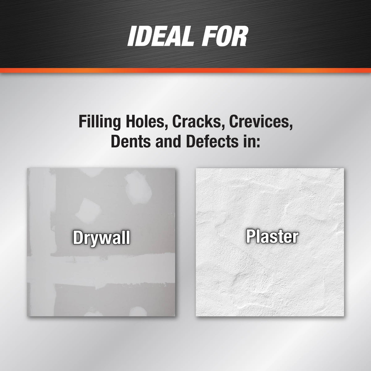 DAP Patching Plaster dries quickly with minimal shrinkage for faster painting