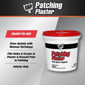 DAP Patching Plaster smooth-working consistency for neat patching