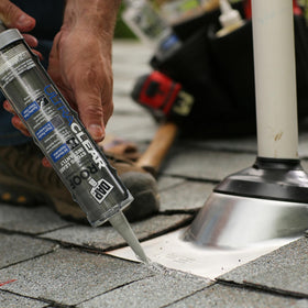 Crackproof, flexible finish maintains roof integrity around penetrations