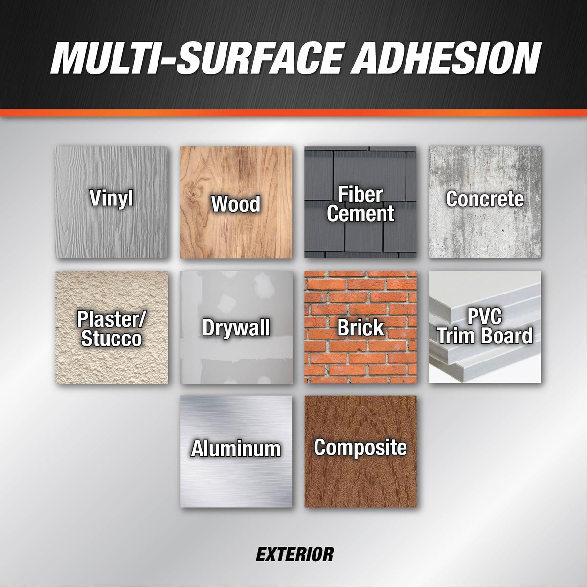 DAP Weatherproof Patching Compound drying-24h quick cure on exterior surfaces.
