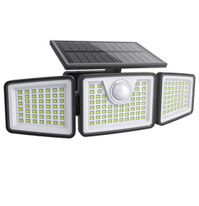 Daphino 2500LM outdoor solar light front view with bright performance.