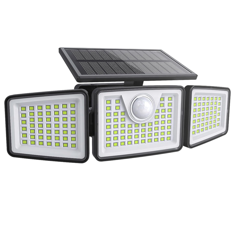 Daphino 2500LM outdoor solar light front view with bright performance.