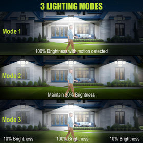 Daphino motion sensor detects activity up to 40 feet.