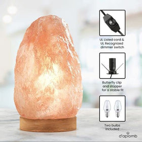 d'aplomb salt lamp gift-ready packaging for a thoughtful present