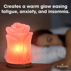 lamp lit with warm glow creating cozy mood and relaxation