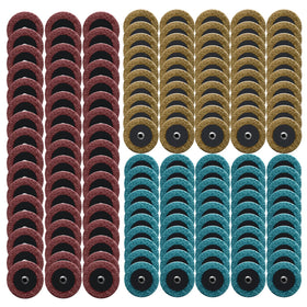 Dapuri 150pcs 2-inch surface conditioning discs pack delivers versatile finishing on metal, plastic, and wood