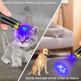 Darkbeam USB rechargeable UV light for convenient on-the-go illumination.